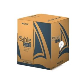 Bobina cable red solido phasak utp cat.6 awg23 cca 305m gris