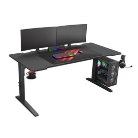 Mesa gaming genesis holm modular 160 rgb negro 160x75 cm