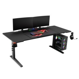 Mesa gaming genesis holm modular 180 rgb negro 180x75 cm