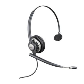 Auriculares poly monoaurales encorepro hw710 + estuche de transporte + desconexión rápida