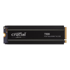 Disco duro interno solido ssd crucial t500 4tb pcie nvme 4.0 x4 con hs