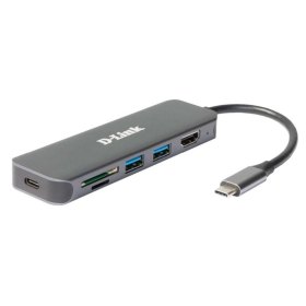 Docking d - link usb tipo c 6 en 1