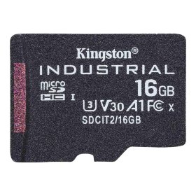 Tarjeta memoria sdhc 16gb kingston industrial uhs - i cl10