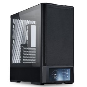 Caja ordenador gaming lian li lancool 207 lcd atx argb cristal templado negra