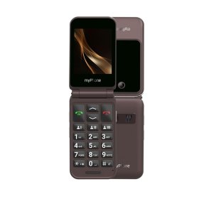 Telefono movil myphone harmony 2.8 pulgadas+1.44 pulgadas - 4g - marron