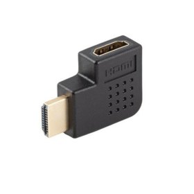 Adaptador hdmi 4k lanberg macho - hembra angulo derecha