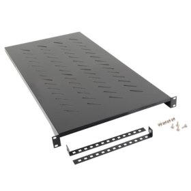 Bandeja lanberg fija 1u 483x900mm hasta 25kg rack 19 pulgadas negro