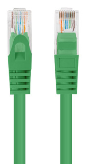 Cable red lanberg latiguillo cat.6 utp 7.5m verde fluke passed