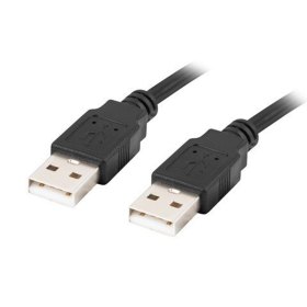 Cable usb 2.0 lanberg 0.5m - macho - macho - negro