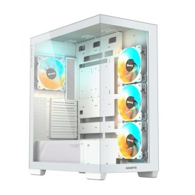 Caja ordenador gaming gigabyte c500 atx cristal templado blanca