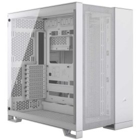 Caja ordenador gaming corsair 6500d airflow atx cristal templado blanco