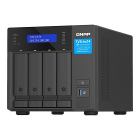 Servidor nas qnap tvs - h474 4 bahias 8gb gigabit ethernet