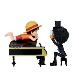 Figura banpresto one piece world collectable figure log stories - monkey d.luffy & brook pulgadasthats great!! after all this time - he's still!!! 8cm