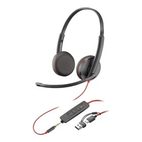 Auriculares poly blackwire 3225 negro