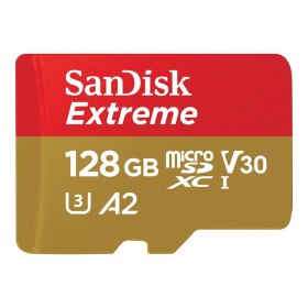 Tarjeta memoria micro secure digital 128gb sandisk extreme clase 10 uhs - i u3 + adaptador