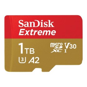 Tarjeta memoria micro secure digital 1tb sandisk extreme clase 10 uhs - i u3 + adaptador