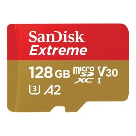 Tarjeta memoria micro secure digital 128gb sandisk extreme clase 10 uhs - i u3 + adaptador