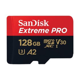 Tarjeta memoria micro secure digital 128gb sandisk extreme pro clase 10 uhs - i u3 + adaptador