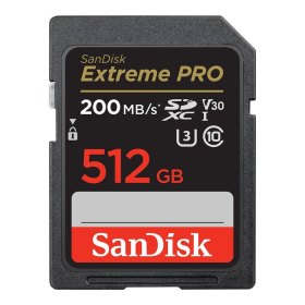 Tarjeta memoria secure digital sdxc 512gb sandisk extreme pro clase 10 uhs - i u3