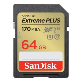 Tarjeta memoria secure digital sdxc 64gb sandisk extreme plus clase 10 uhs - i u3