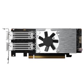 Tarjeta de red qnap qxg - 100g2sf - e810 2x qsfp28