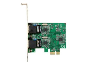 Tarjeta de red startech 2 puertos ethernet gigabit pci - e