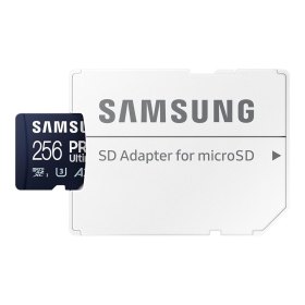 Tarjeta memoria micro sd samsung microsdxc pro ultimate 256gb clase 10 + adaptador sd