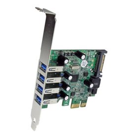 Tarjeta de puertos pci express startech pexusb3s4v 4x usb 3.0
