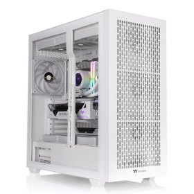Caja ordenador gaming thermaltake ax500 atx cristal templado blanco