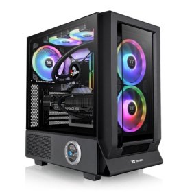 Caja ordenador gaming thermaltake ceres 350 mx atx argb cristal templado negra
