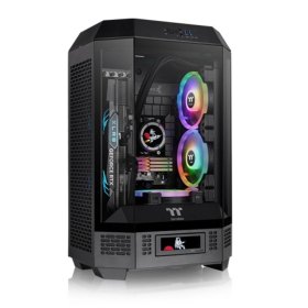 Caja ordenador gaming thermaltake the tower t300 matx cristal templado negra