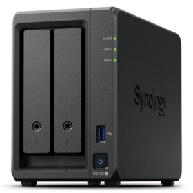 Servidor nas synology disk station ds725+ 4gb 2 bahias gigabit ethernet