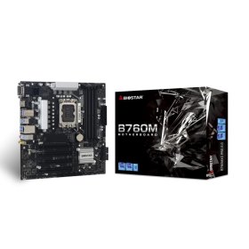 Placa base biostar b760mxc pro matx - 4xddr5 - 8x sata3 lga 1700
