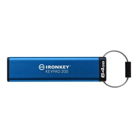Memoria usb 3.2 kingston 64gb ironkey keypad 200