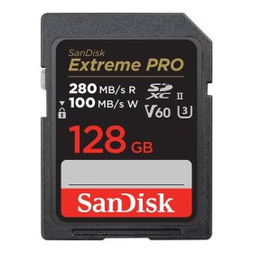 Tarjeta memoria secure digital sdxc 128gb sandisk extreme pro v60 clase 10 uhs - ii u3