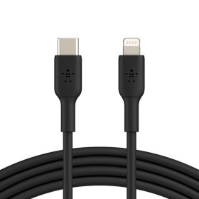 Cable lightning a usb tipo c belkin 1m - macho - macho - negro