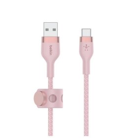 Cable usb tipo c a usb tipo a belkin 1m - macho - macho - rosa