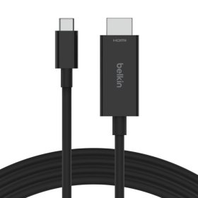 Cable usb tipo c a hdmi belkin 2m - macho - macho - negro