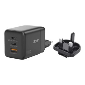 Cargador de pared acer 100w 2x usb tipo c 1x usb tipo a