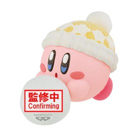 Figura banpresto kirby fluffy puffy mineplay in the snow ver.a