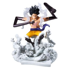 Figura banpresto one piece senkozekkei - monkey d.luffy gear4 -