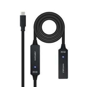 Cable prolongador nanocable con amplificador usb 3.2 gen1 usb - c - m - usb - c - h 10 m
