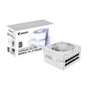 Fuente alimentacion gigabyte platinium aorus elite ice gaming atx 850w blanca