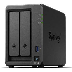 Servidor nas synology disk station ds725+ 4gb 2 bahias gigabit ethernet
