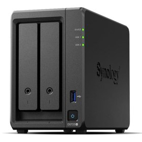 Servidor nas synology disk station ds725+ 4gb 2 bahias gigabit ethernet