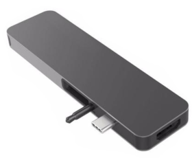 Hub hyper drive solo usb tipo c 7 en 1 gris