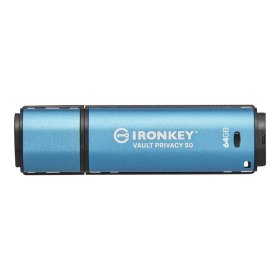 Memoria usb 3.2 kingston 64gb ironkey vault privacy 50 series