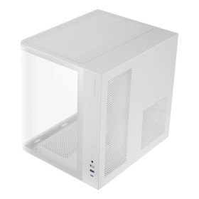 Caja ordenador mars gaming mccurv atx frgb cristal templado blanco
