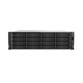 Servidor nas qnap ts - h1677axu - rp - r7 - 32g 16 bahias 3u rack gigabit ethernet
