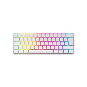 Teclado gaming newskill pyros v2 ivory inalambrico rgb blanco